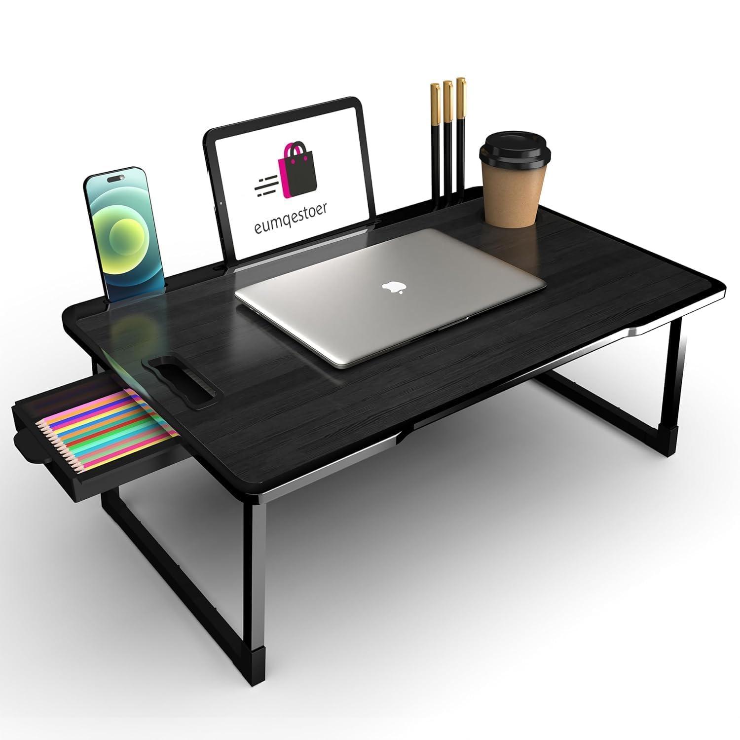 RIVATR Foldable Laptop Bed Table | Portable Study Table